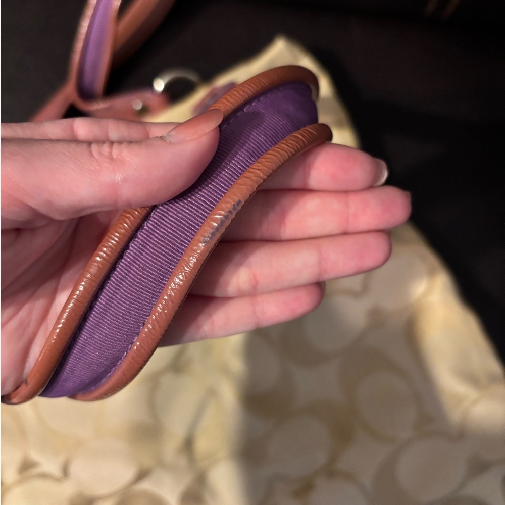 Coach Poppy RARE Glam Bag Tote - Picture 11 of 12